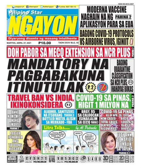 latest editoryal tagalog 2024|Category: Editorial .